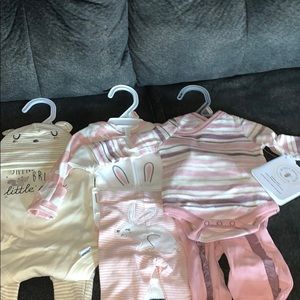 Preemie baby girl outfits and sleep wear